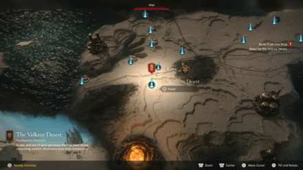 FF16 - The Velkroy Desert World Map