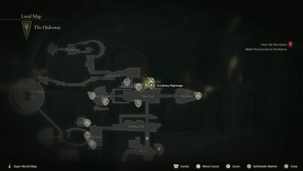 FF16 - A Culinary Pilgrimage Map View