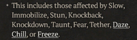 Diablo 4 - Counted as All Crowd Control Effects