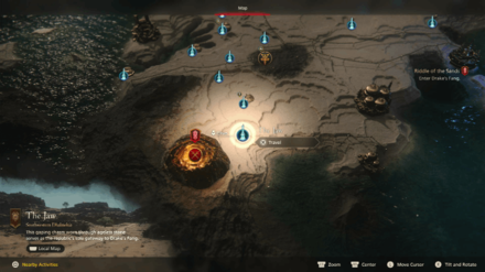 FF16 - The Jaw World Map