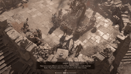 Diablo 4 - Talk to Gesur