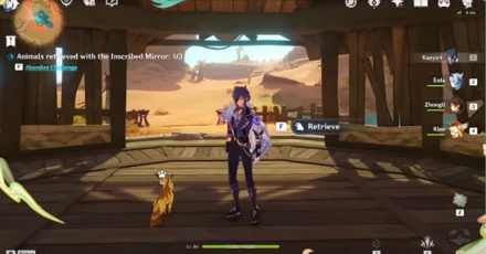 Genshin - How to Play Shared Sight - Retrieve the Small Animals