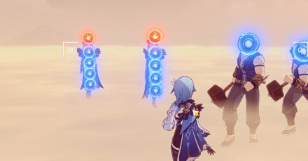 Genshin - How to Capture Weaknesses in The Oscillations of Unbalanced States - Use your Potion on the Mirror Maidens