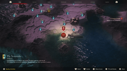 FF16 - The Ironworks Map