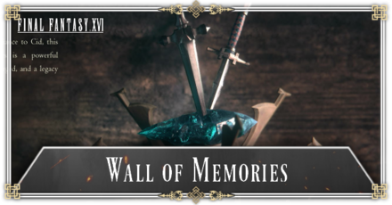 FF16 - Wall of Memory Items