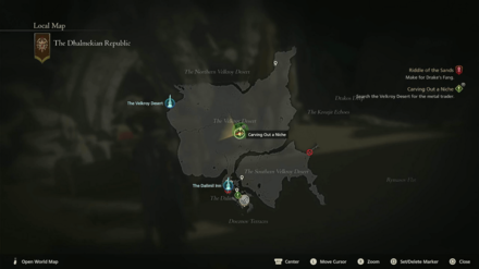FF16 - Search the Velkroy Desert for the metal trader
