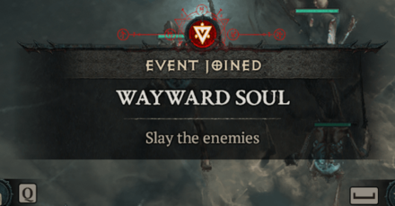 Diablo 4 - Wayward Soul Event Start