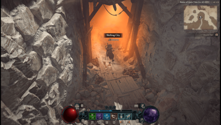 Diablo 4 - Shifting City Dry Steppes Qara Yisu Map