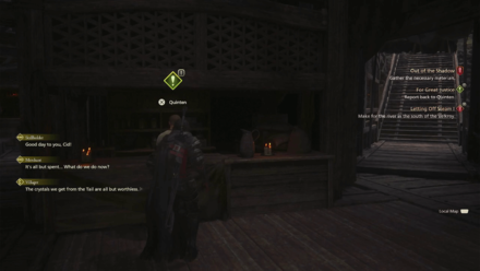 FF16 - Report back to Quinten