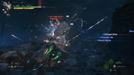 FINAL FANTASY 16 - Fire and Ice - Defeat Akashic Minotaur