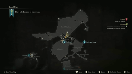 FF16 - Deliver the star ruby to Isabelle