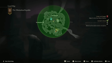 FF16 - Memorize the southern inscription