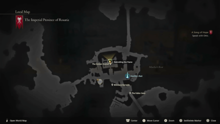 FF16 Rekindling the Flame Map Location