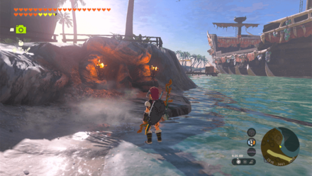 Lurelin Village Statue Overworld