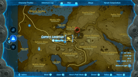 Kakariko Village Statue Map