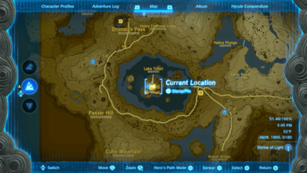 Rito Village Statue Map