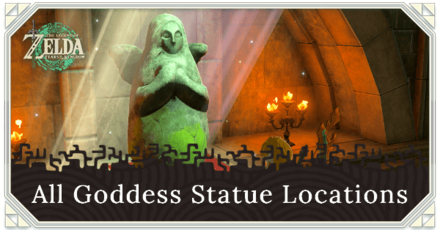 Tears of the Kingdom TOTK - All Goddess Statue Locations