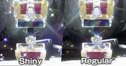 Shiny vs Regular Gimmighoul