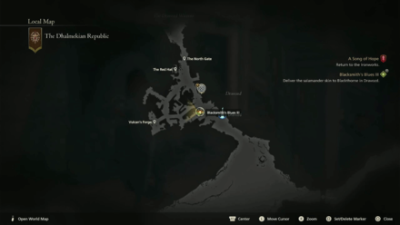 FF16 - Deliver the salamander skin to Blackthorne in Dravozd