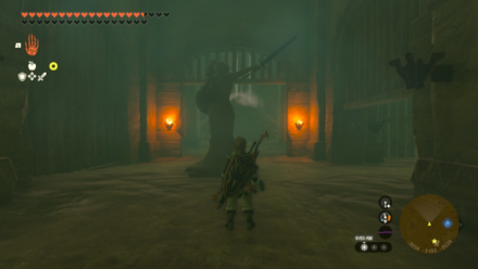 Zelda TotK Ancient Prison Ruins Statue