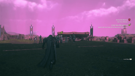 FF16 - Speak with the Duke of Oriflamme in the garrison