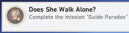 Star Rail - Does She Walk Alone Easter Egg