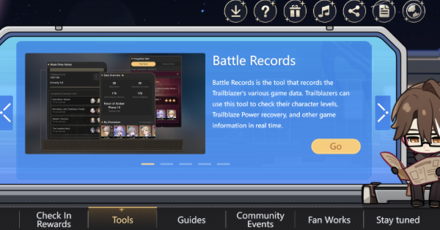 Honkai Star Rail - Check Out Tools and Community Pages