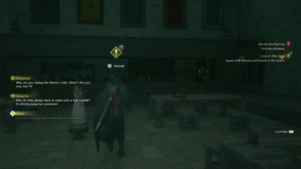 FF16 - Speak with Konrad and Natalie in the tavern