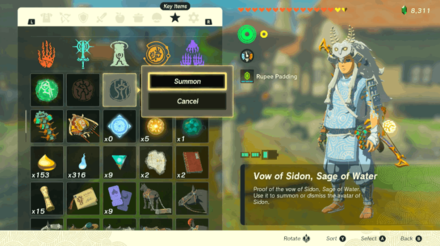 TOTK - Activate Sage Abilities