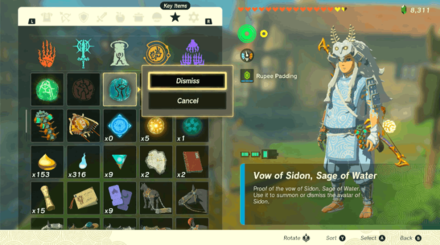 TOTK - Dismiss Sage Ability