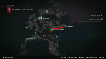 FF16 - Obtain stonawort near the aqueduct in Rosaria