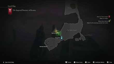 FF16 - Make for the mooring outside Port Isolde