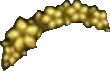 Gold Tropical Garland Icon