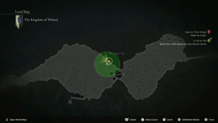 FF16 - Search for a wild wyvern tail near Rikmal