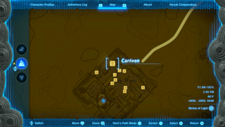 Tears of the Kingdom TOTK - Noble Pursuit Map