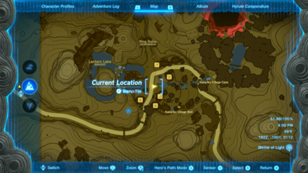 Tears of the Kingdom TOTK - Ring Garland Map