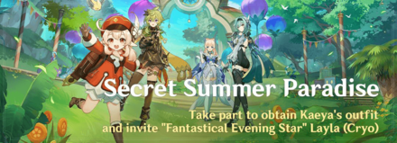 Genshin Impact - Secret Summer Paradise Event