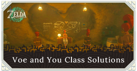 Tears of the Kingdom TOTK - Voe and You Class Solutions