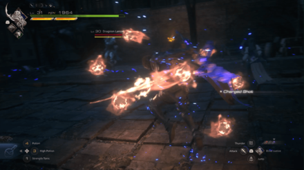 FINAL FANTASY 16 - Fire in the Sky - Defeat 1st Dragoon Lancer