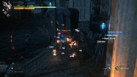 FINAL FANTASY 16 - Fire in the Sky - Enemies at the bridge