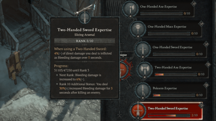 Diablo 4 - Leveling Two-Handed Weapon Expertise