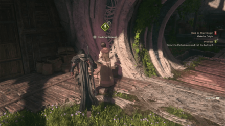 FF16 - Return to the hideaway and visit the backyard