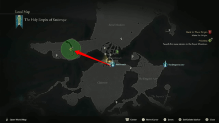 FF16 - Search for snow daisies in the Royal Meadows