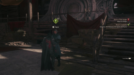 FF16 - Return to the hideaway and speak with Byron