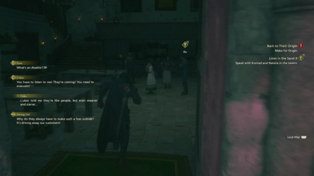 FF16 - Speak with Konrad and Natalie in the tavern.