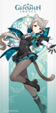 Genshin - Lynette Mini-Game Wallpaper