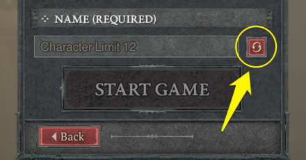 Diablo 4 - Randomly Generated Names
