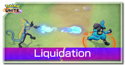 Pokemon UNITE - Liquidation Move Banner