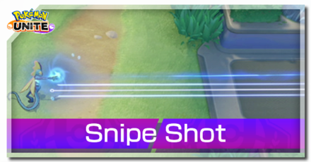 Pokemon UNITE - Snipe Shot Move Banner