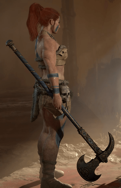 Diablo 4 - King Maker Two-Handed Axe Weapon Transmog